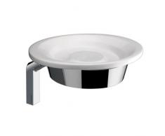 Gedy 35110200200 - Jabonera Karma Cromado / Blco Lucido