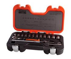 Bahco S160AF - Juego De Vasos 1/4, 16 Piezas