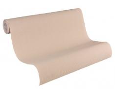 Livingwalls papel pintado de tejido-no-tejido Flock marrón 10,05 m x 0,53 m 256041