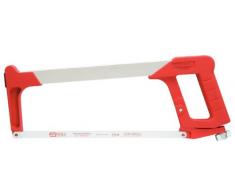 KS Tools 907.2100 - Arco de sierra de metal, ligero, con protección para la mano y apoyo para el pulgar (tamaño: 300 mm)