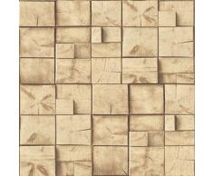 Papel pintado de vinilo UGEPA vigas de madera, Color, J84407