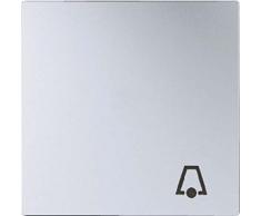 Jung a 500 - Tecla simple simbolo campana interruptor pulsador a500 aluminio