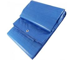 Wurko - Toldo Rafia 7,90 x 11,90 m Sombra Azul Con Ollaos (8 x 12 Metros Totales)