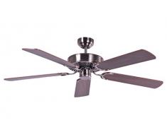 Ventilador de techo Potkuri Plata / nuez 132 cm