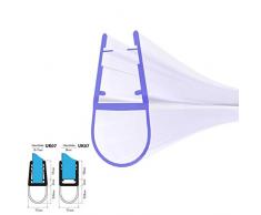 70cm UK07 -- Sello de ducha redondeado ducha cuarto círculo redondo arqueado de 6mm/ 7mm/ 8mm de cristal grueso alrededor de reemplazo de la junta