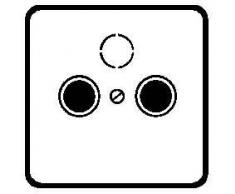 Jung cd500 - Tapa enchufe para toma tv/parabolica marron