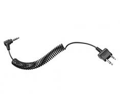 Sena de 2 Vías de radio de cable recto Midland ICOM Dos de lápiz Conector, 1 pieza, TUFF Talk spk-a0117