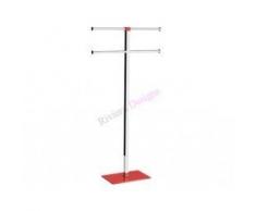 Gedy RA310600000 - Toallero De Pie Rainbow-Acero Rojo