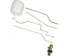 Fominaya GV1 - Grifo vertical de latón 3/8, asiento cierre en resina acetalica