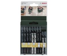 Bosch 2 609 256 744 - Juego de hojas de sierra de calar de 10 piezas vástago en T