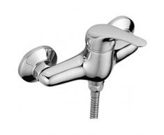 ENKI moderno cromado de pared para ducha Manual válvula mezcladora grifo de baño, rojo