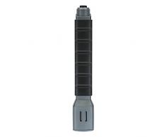 Abus Linterna LED TL-515 - Tamaño pequeño, ligero, manejable - Regulable y con gran haz de luz - Adecuado para exteriores (clase IP 44) e interiores - Gris Horizonte