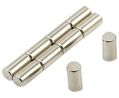 first4magnets F642-10 5 mm diámetro x 10 mm de grosor N42 imán de neodimio con 1,1 kg tirador (10 unidades)