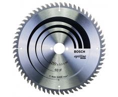 Bosch 2 608 640 665 - Hoja de sierra circular Optiline Wood - 250 x 30 x 3,2 mm, 60 (pack de 1)