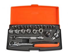 Bahco SL24 - Juego De Vasos Conductor De 1/4”