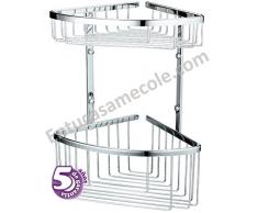 Kibath 420031 Portagel cesta de ducha y bañera doble