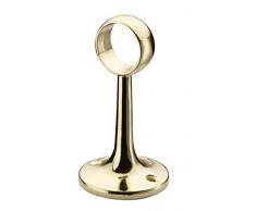 William Hopkins 19162SK - 19Mm Latón Plateado Deluxe Toallero Centro Soporte