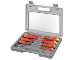 Juego de destornilladores 8 piezas en caja de plàstico