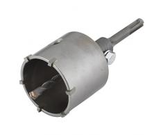 Wolfcraft 5483000 - Sierra de corona de sondeo con adaptador vástago SDS-plus, resistente a golpes y choques durante el taladrado Ø 68 mm