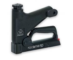 Maestri Rocama 10 Mod. 53 0104113 - Pistola grapadora profesional aluminio color negro