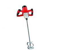 Einhell TE-MX 1600-2 CE - Batidor de pintura y mortero, 1600 W, caja de cambios de 2 velocidades, electrónica constante, arranque suave, incluyendo agitador de mortero (ref. 4258555)