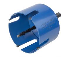 Wolfcraft 3885000 - Sierra de corona universal completo con vástago hexagonal y broca de centrado CT, profundidad de corte 60 mm Ø 85 mm