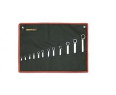 Ega Master - Juego De 10 Llaves Combinadas 3/8-1 Cromado Pulido Espejo