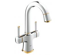 Grohe - Grandera Monoblock lavabo vaciador L, color dorado - Ref: 21 107 IG0