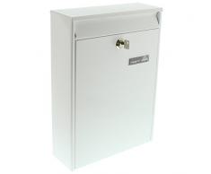 Burg wächter leipzig 777 - Buzon acero galvanizado blanco