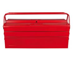 KS Tools 999.0125 - Caja de herramientas (metálica, 5 compartimentos, 530 x 210 x 200 mm)