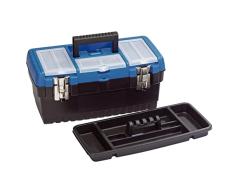 Draper 53878 - Caja organizadora de herramientas con bandeja de 400 mm, multicolor
