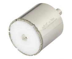 Wolfcraft 5929000 - Sierra de corona Diamant Ceramic con broca de centrado, vástago 10 mm, Ø 53 mm