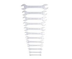 Kippen 1044X - Juego de 12 llaves de tenedor dobles de acero al cromo vanadium DIN 3110. Medidas: 6-32 mm.