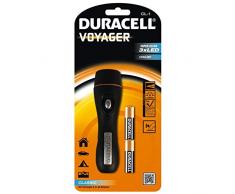 Duracell Voyager CL-1 - Linterna LED resistente al agua (revestimiento de goma, incluye 2 baterías AA)