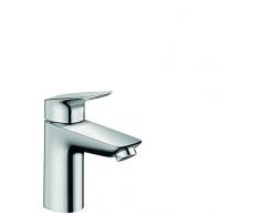 Hansgrohe 71100000 Logis grifo de lavabo 100 con vaciador automático, cromo