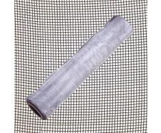 Saturnia 1190310 - Tela mosquitera galvanizada, rollo 25 metros, 16 x 16/100 cm