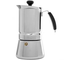 Oroley - Cafetera Italiana Inducción Arges para Todo tipo de Cocinas, 10 Tazas