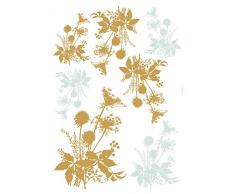 Komar Deco de pegatinas flores silvestres, 1 pieza, multicolor, 19702h