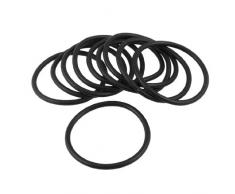 3 x 47 mm de goma de nitrilo O tipo anillo hermético de junta para olla a presión Radio Shack negro 10 piezas
