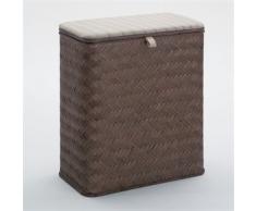 Gedy 22391900300 Cesto Contenedor para la Ropa, Wengé, 29x51x57 cm