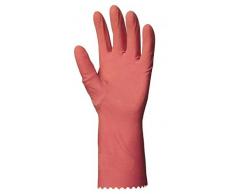 Euro protección 5017 par de guantes (látex, uso doméstico rosa, Rosa, 5020