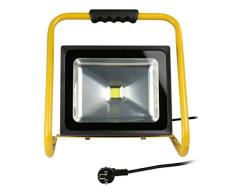 Elexity IP65 - Foco con iluminación LED COB para obras (50 W)