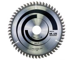 Bosch 2 608 640 509 - Hoja de sierra circular Multi Material - 190 x 30 x 2,4 mm, 54 (pack de 1)