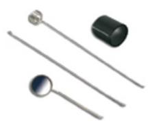 Ega Master - Espejo Para La Camara De Inspección Mini Con Cabezal De 9Mm