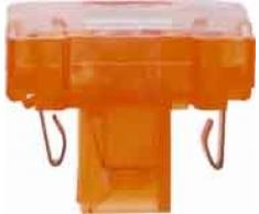 Hager - Lámpara neon con terminal-n 230v 0,4ma naranja