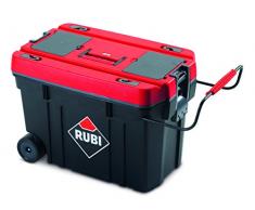 Rubi 71954 - Caja herramientas de plástico (plástico) color rojo