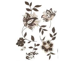 Komar Deco de pegatinas Jackie, 1 pieza, marrón, 17030h