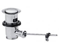 Hansgrohe 94139000 - Vaciador lavabo automático laton sin tirador vertical 1.1/4 cromo