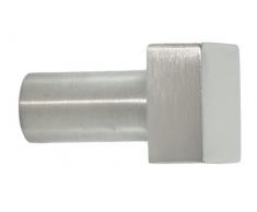 EVI Herrajes F-174 - Percha, acabado mate (acero inoxidable)