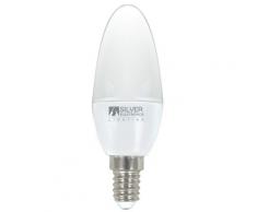 Silver Sanz - Led Vela 6W E14 3000K 550Lm